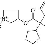 Glycopyrroniumbromid-Strukturformel