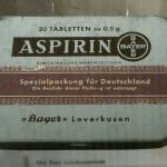 Alte Aspirinverpackung